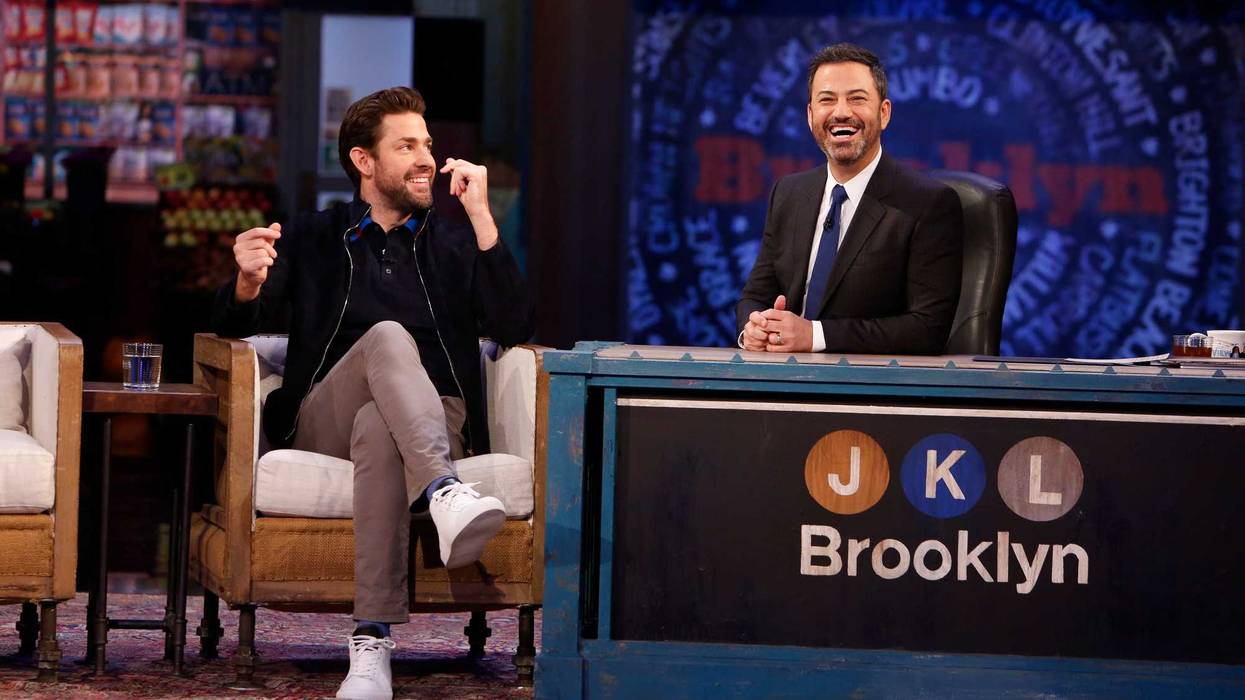 "Jimmy Kimmel Live!" airs every weeknight at 11:35 p.m. EDT and features a diverse lineup of guests that include celebrities, athletes, musical acts, comedians and human-interest subjects, along with comedy bits and a house band. The guests for Tuesday, October 16 included John Krasinski ("Jack Ryan"), and musical guest St. Vincent.