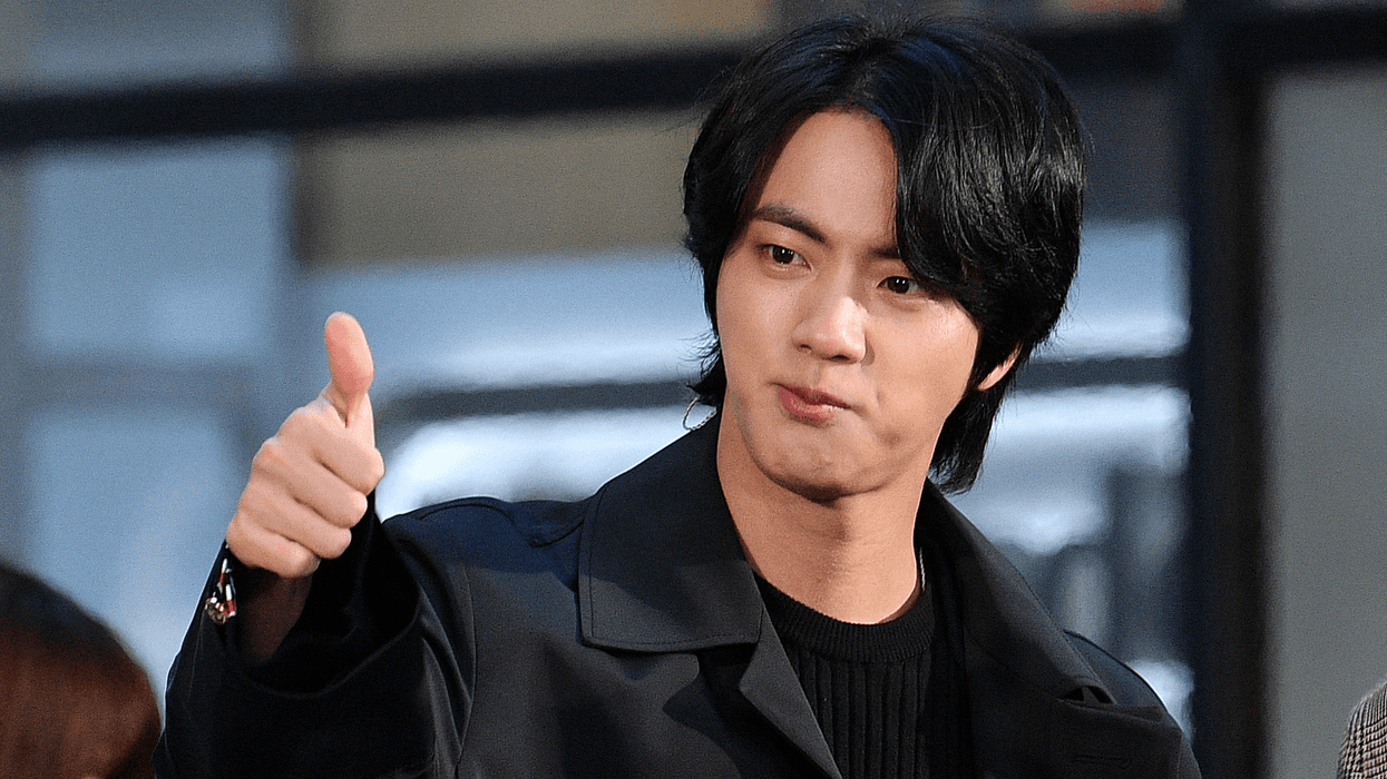 Jin of the K-pop boy band BTS