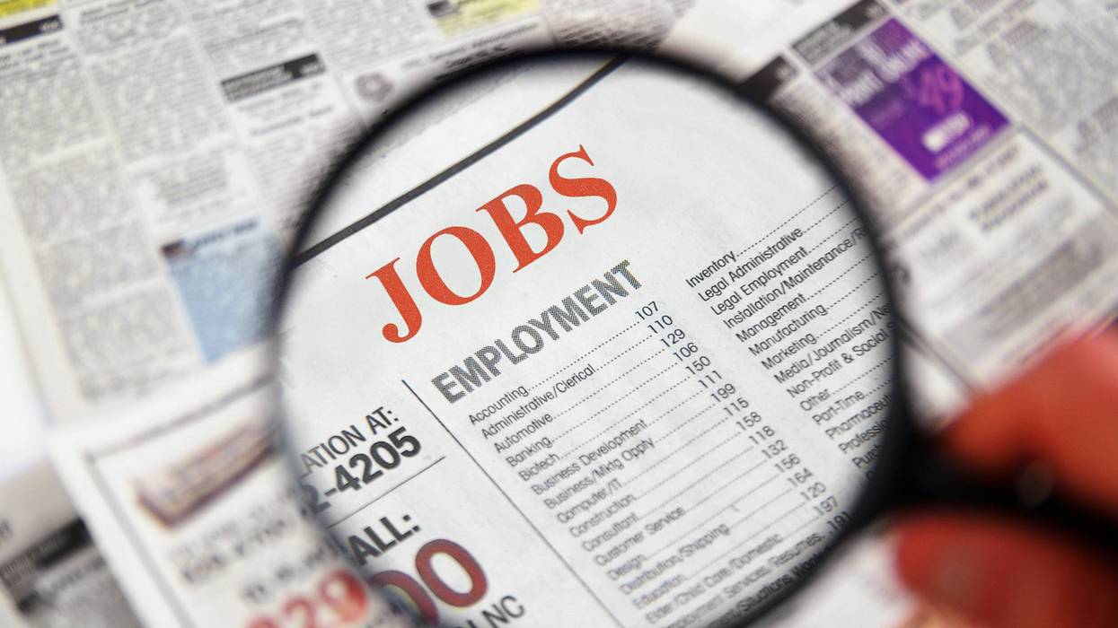 job ads in newspaper
