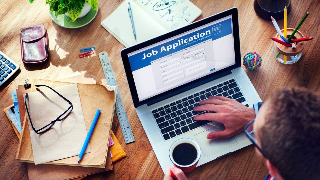 Job search stock image