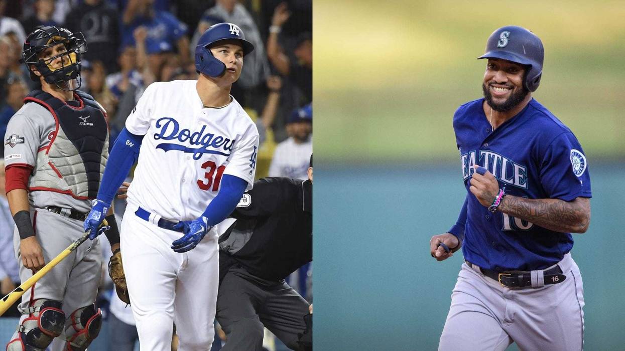 Joc Pederson and Domingo Santana