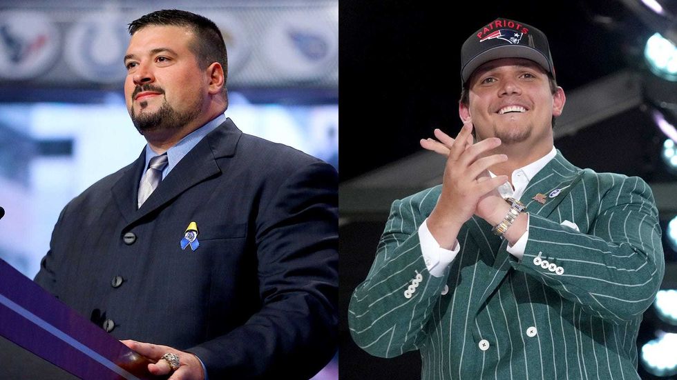 Joe Andruzzi and Will Campbell