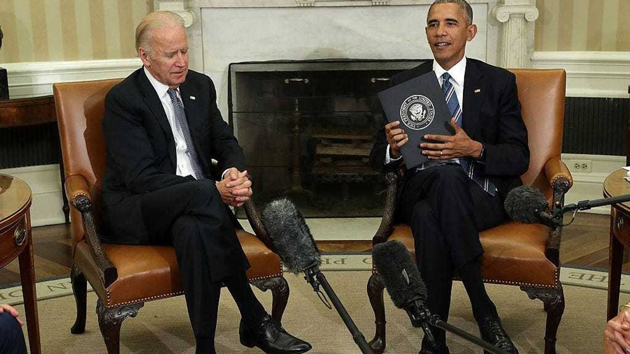 Joe Biden and Barack Obama