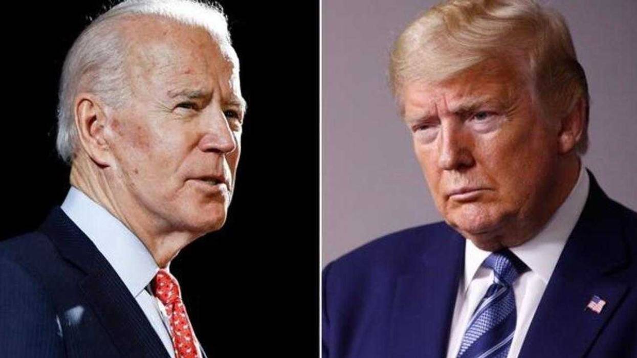 Joe Biden and President Donald Trump