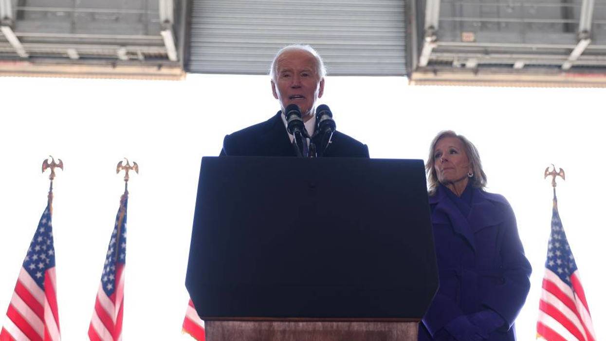 Joe Biden Delivers His First Speech As A Former President In Joint Base Andrews Sendoff Ceremony