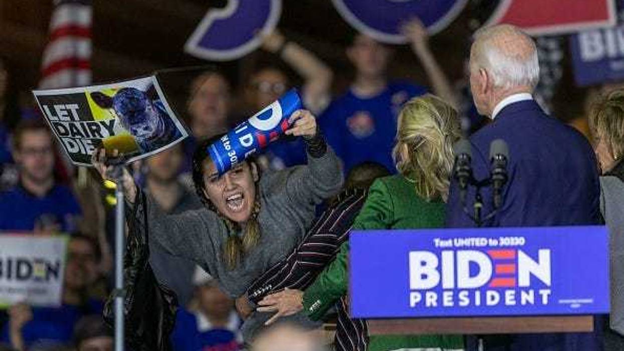 Joe Biden Jill Biden protesters