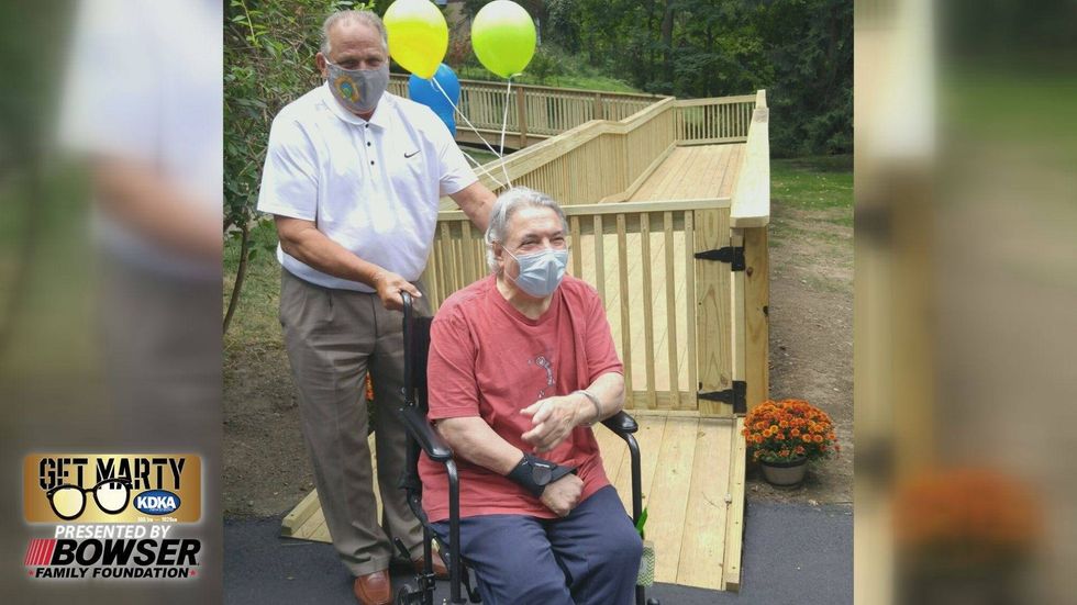 Joe Emanuele uses new ramp for the first time, August 2020
