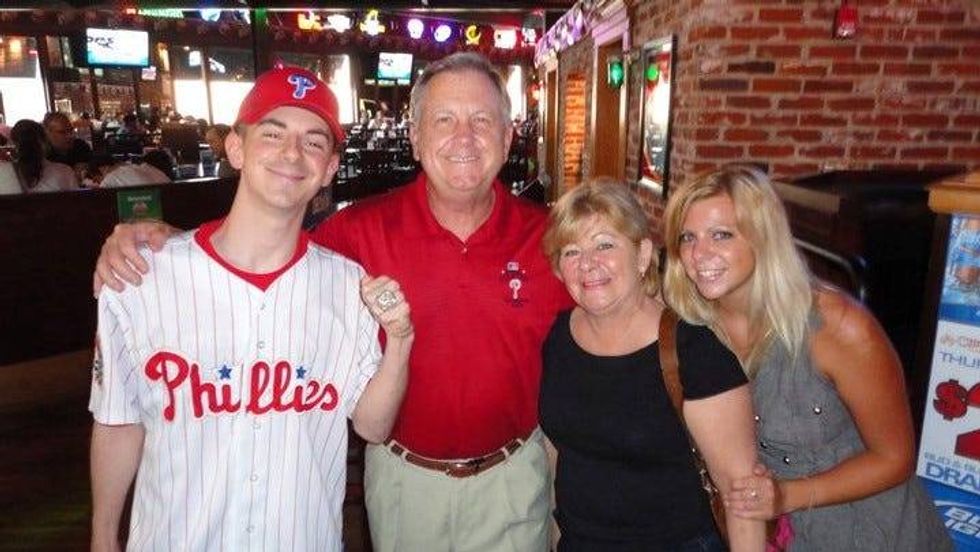Joe Falchetta with family.