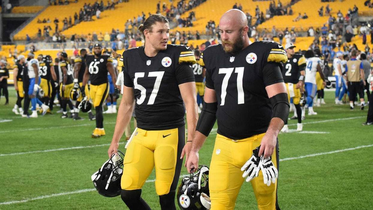 Joe Haeg walking off the field