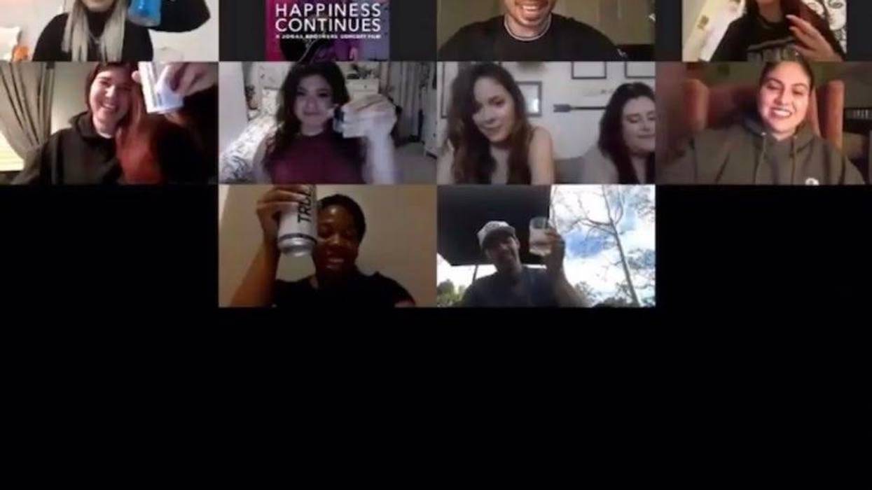 joe jonas zoom chat