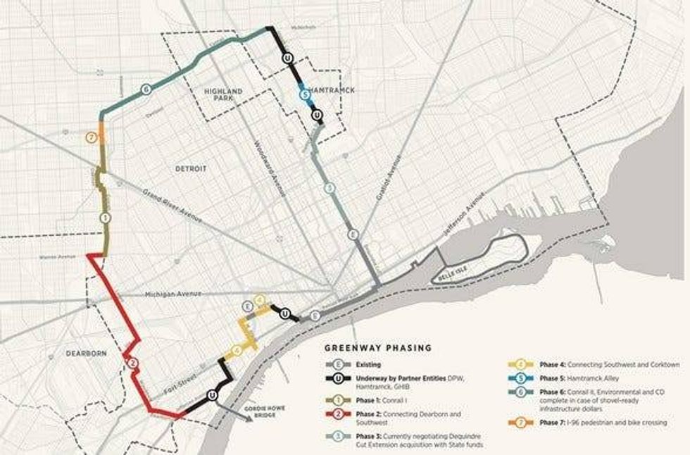 Joe Louis Greenway loop