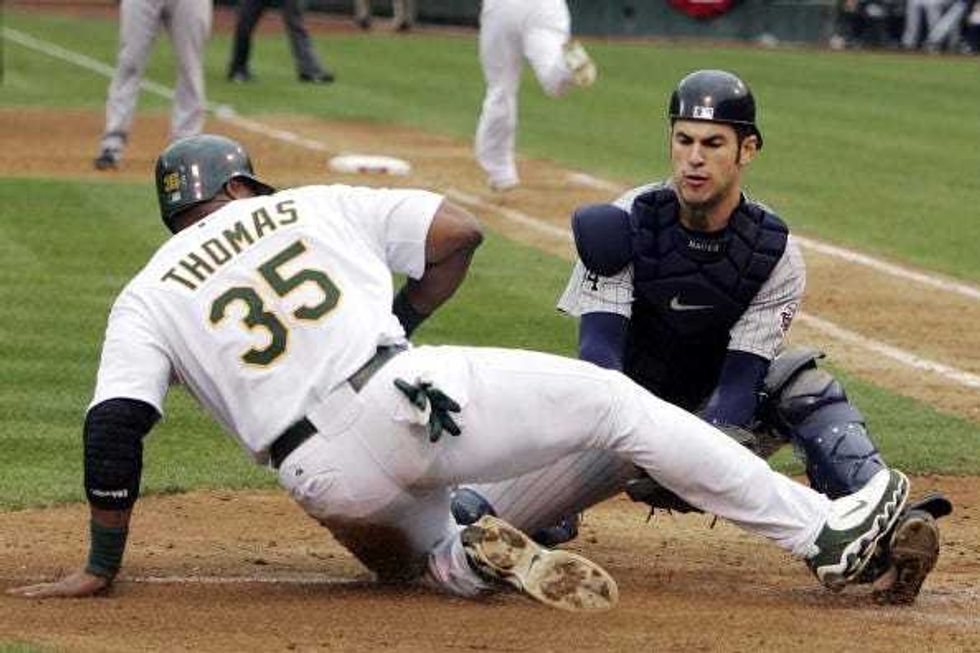 Joe Mauer #7 of the Minnesota Twins.