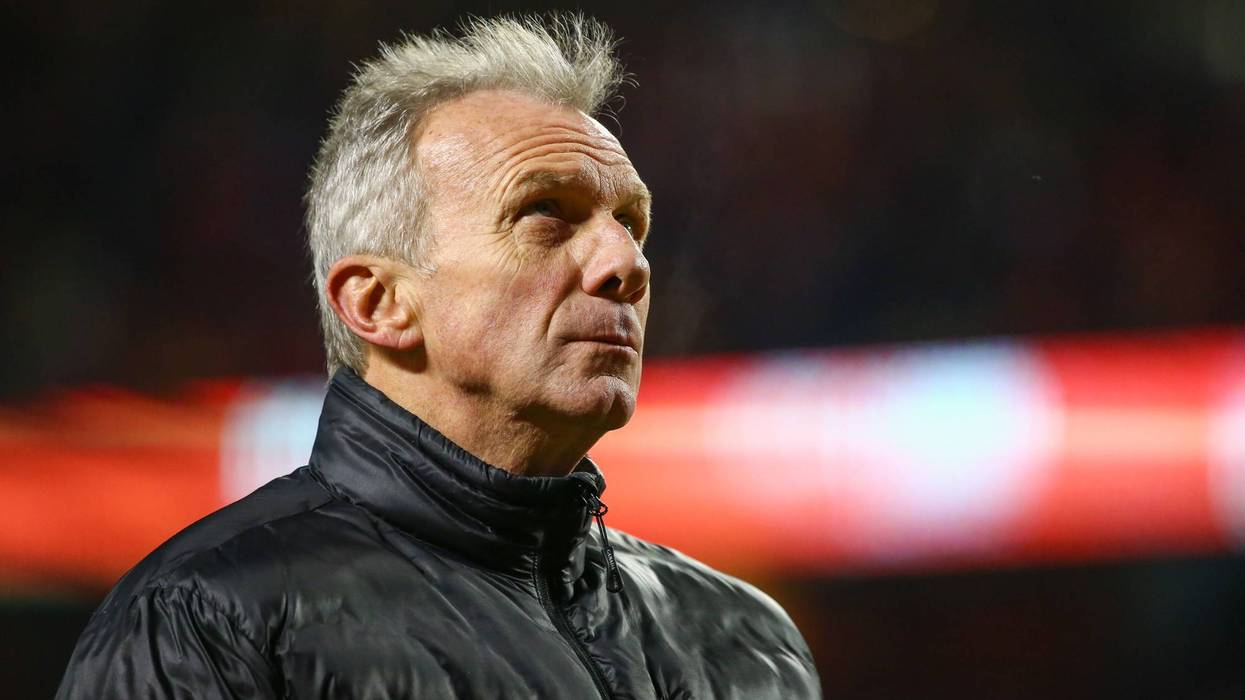 Joe Montana, the former San Francisco 49ers quarterback, at the 2019 Super Bowl.