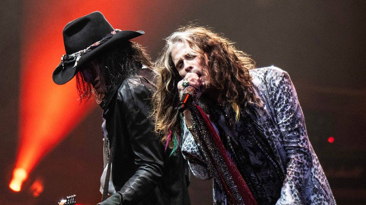 Joe Perry and Steven Tyler of Aerosmith