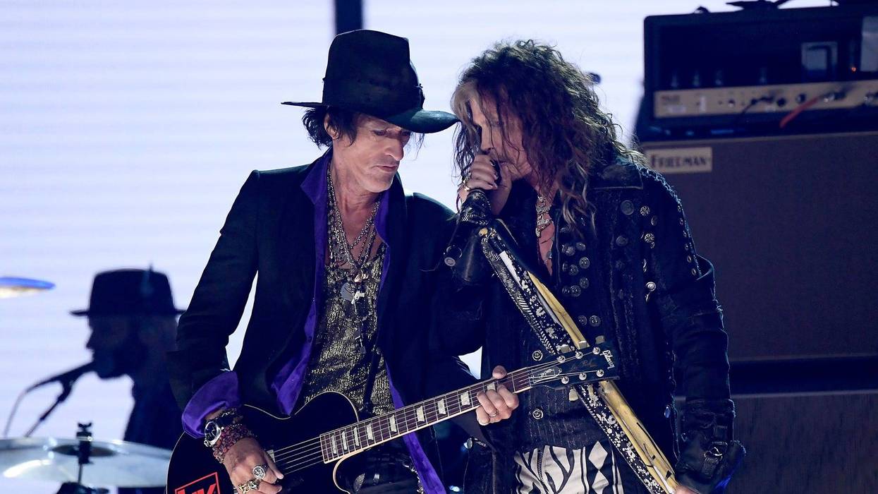 Joe Perry and Steven Tyler of Aerosmith