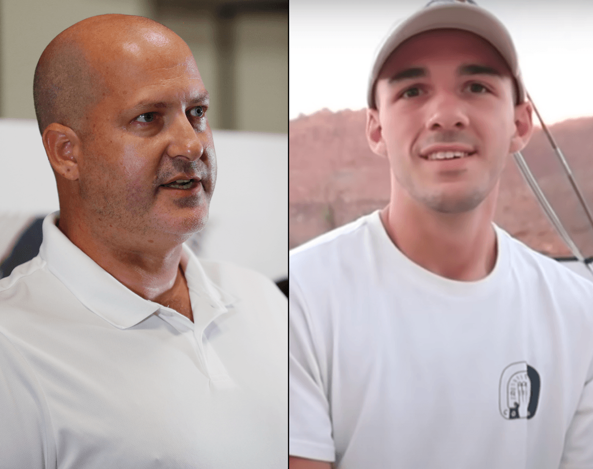 Joe Petito (left) and Brian Laundrie (right)