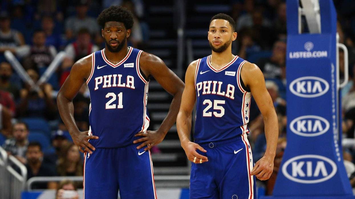 Joel Embiid and Ben Simmons