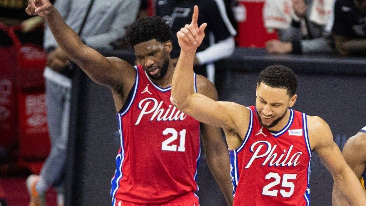 Joel Embiid and Ben Simmons