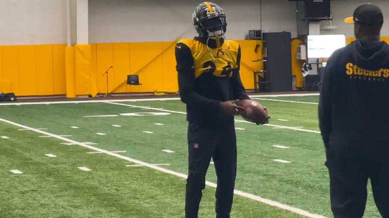 Joey Porter at practice