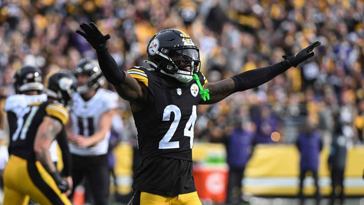 Joey Porter, Junior celebrating