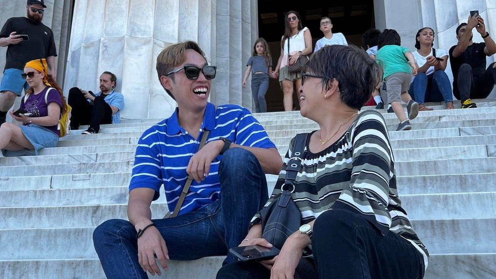 John Albert Laylo and his mother had visited New York City and Washington, D.C., before coming to Philadelphia.