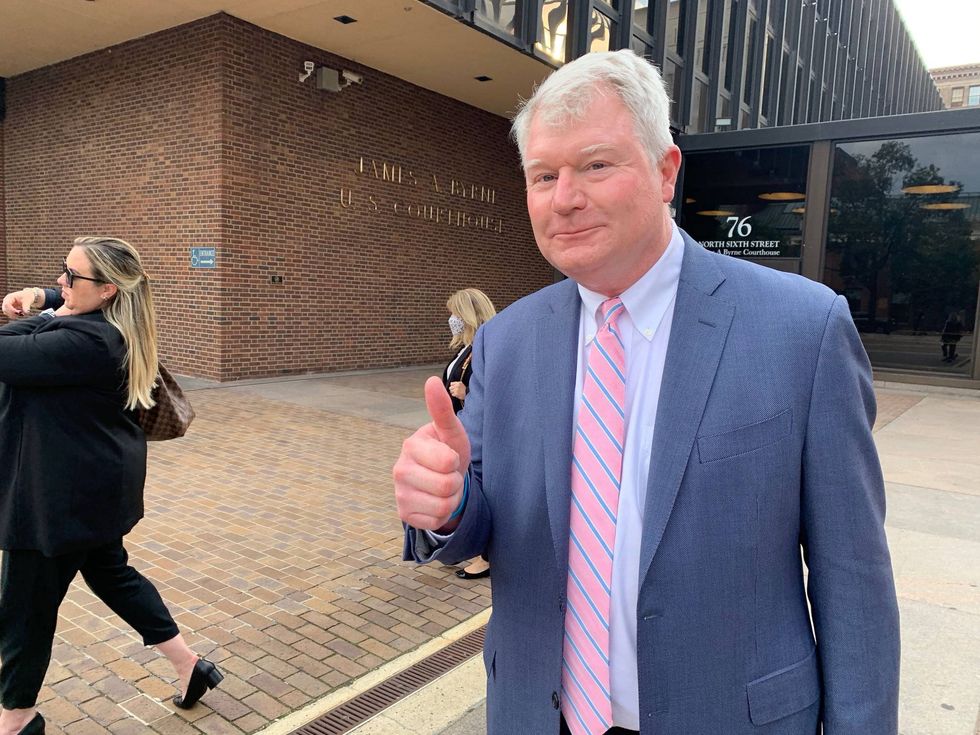 John Dougherty after jury selection Monday.