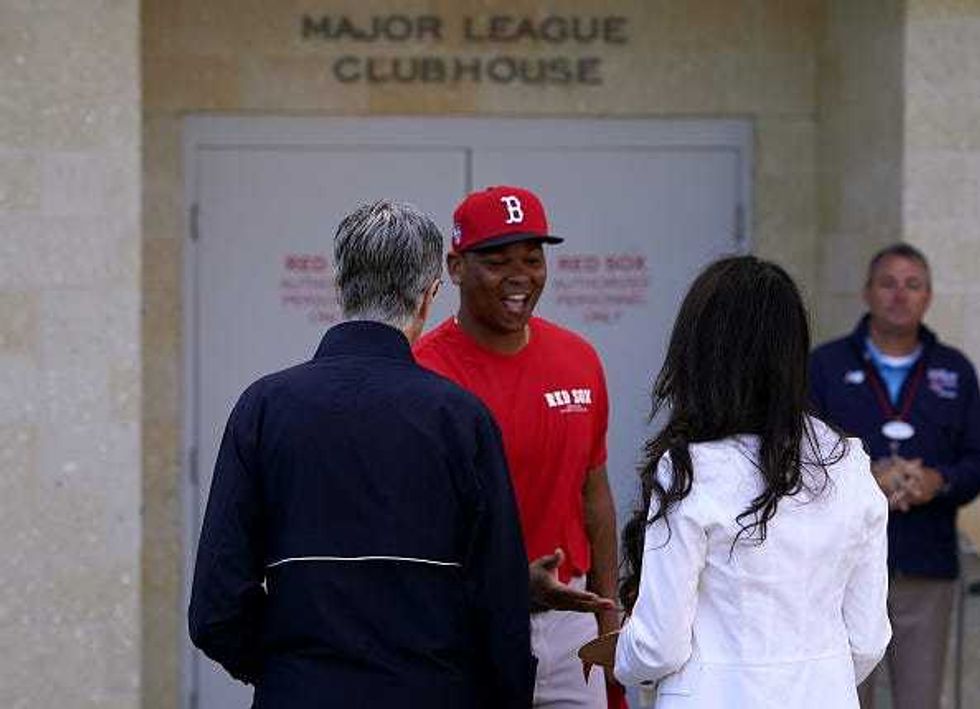 John Henry and Rafael Devers