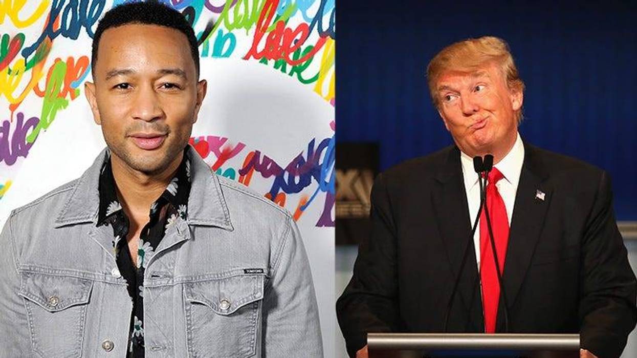 John Legend and Donald Trump