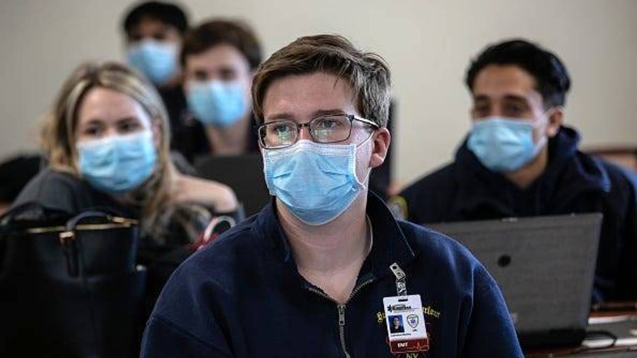 John Moore / Staff Editorial #: 1218974279 Collection: Getty Images News Date created: April 14, 2020