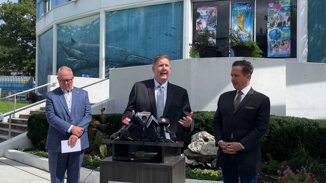 John Percy, Patrick Kaler and Congressman Brian Higgins