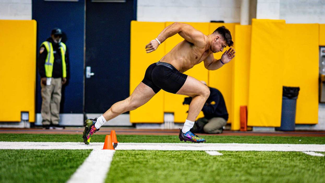 John Petrishen 40-yard dash at Pitt Pro Day