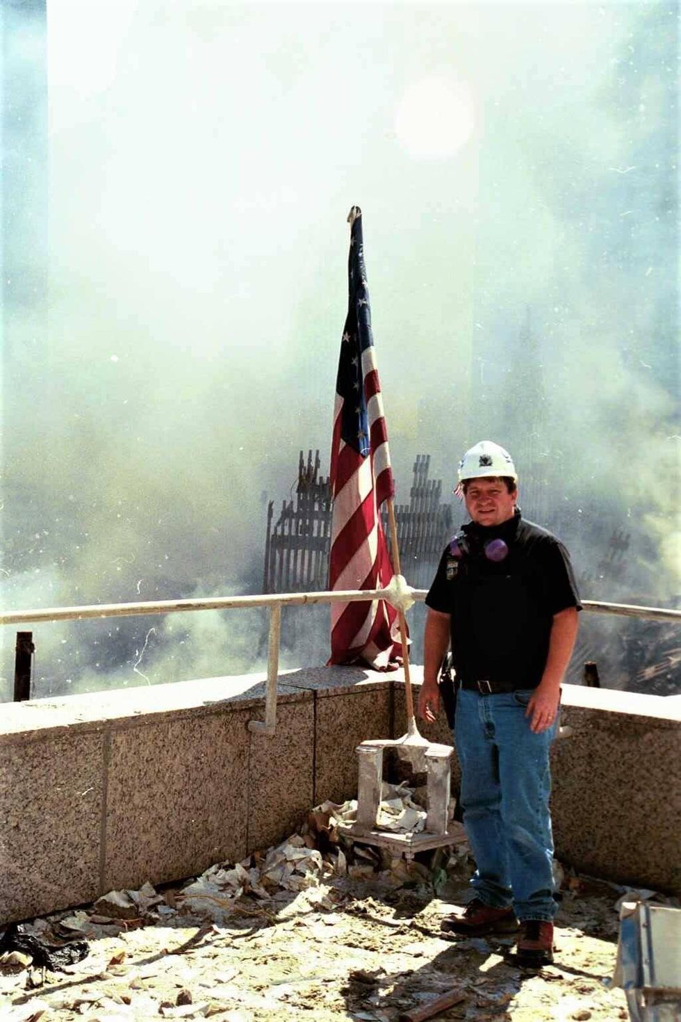 John Taggart at Ground Zero.