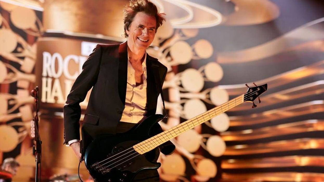 John Taylor of Duran Duran performs onstage during the 37th Annual Rock & Roll Hall of Fame Induction Ceremony at Microsoft Theater on November 05, 2022 in Los Angeles, California.