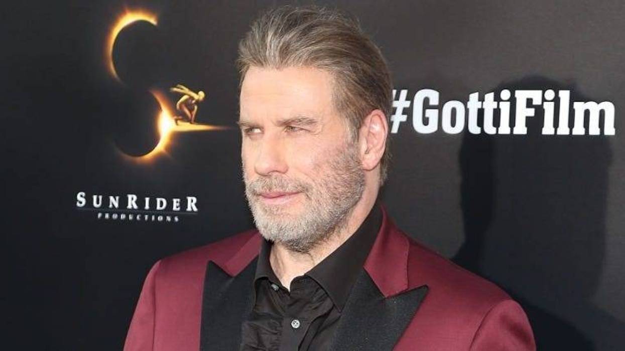 John Travola attends the New York premiere of "Gotti."