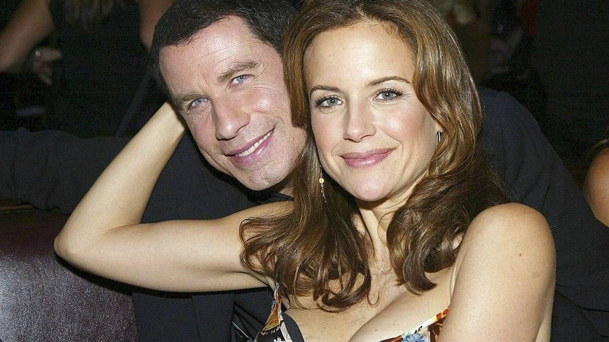 John Travolta and Kelly Preston