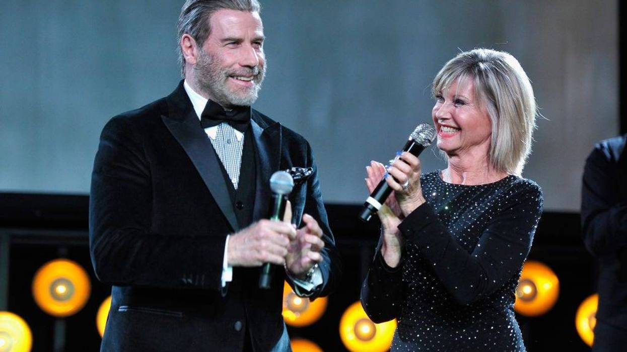 John Travolta and Olivia Newton-John