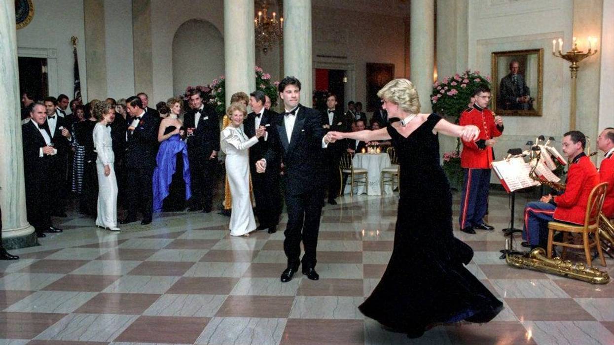 john travolta and princess diana