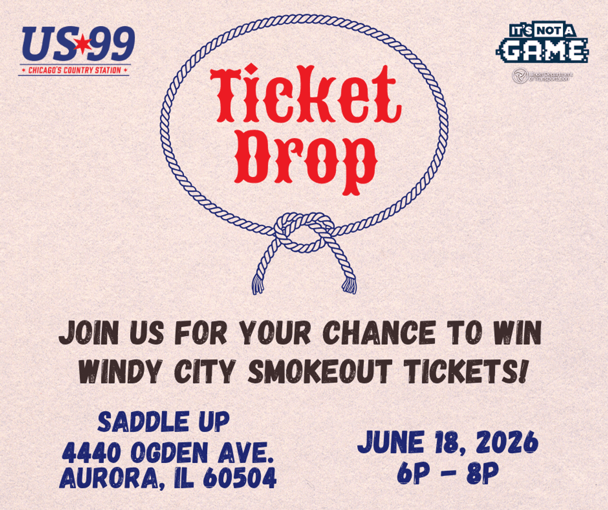 Join US*99 at Saddle Up for your chance to win Windy City Smokeout tickets