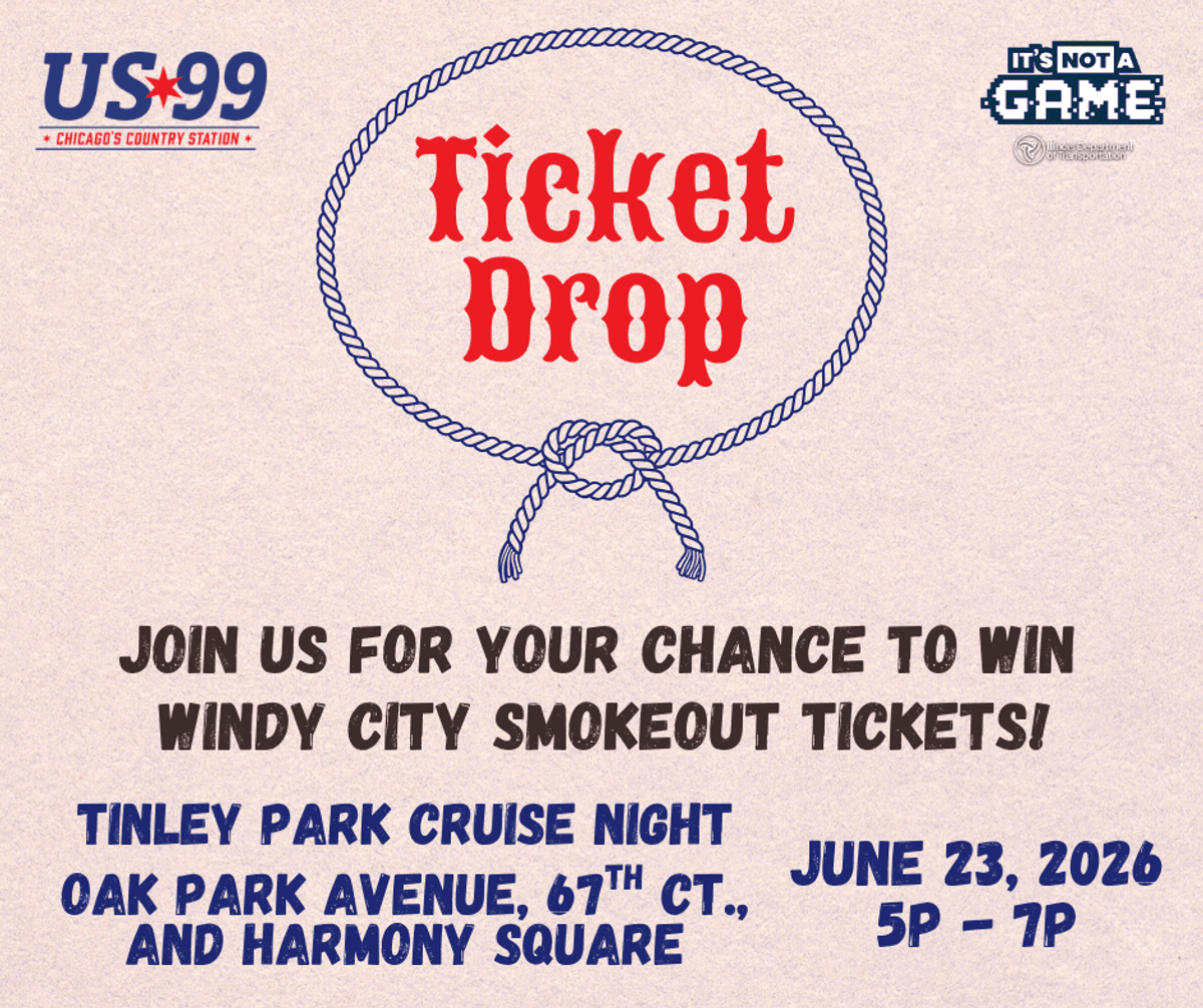 Join US*99 at Tinley Park Cruise Nights for your chance to win tickets to Windy City Smokeout