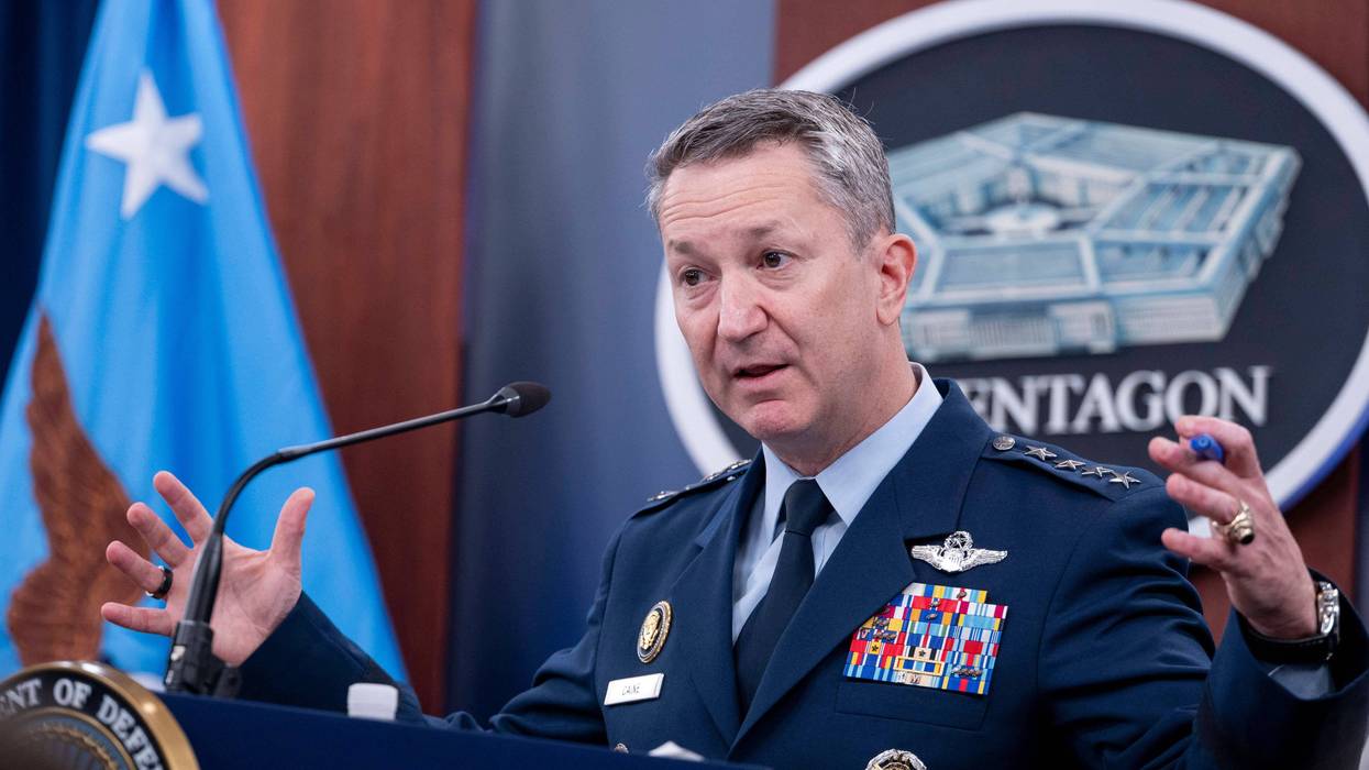 Joint Chiefs Chairman Gen. Dan Caine speaks during a news conference at the Pentagon, Thursday, June 26, 2025 in Washington.