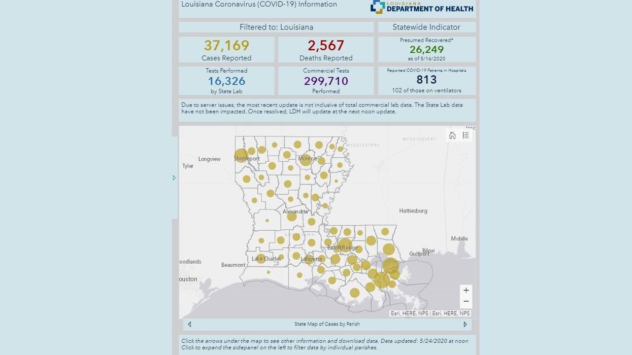 Joint Parish no-death streak ends at two days. 2-days for Jefferson, 4 days for Orleans