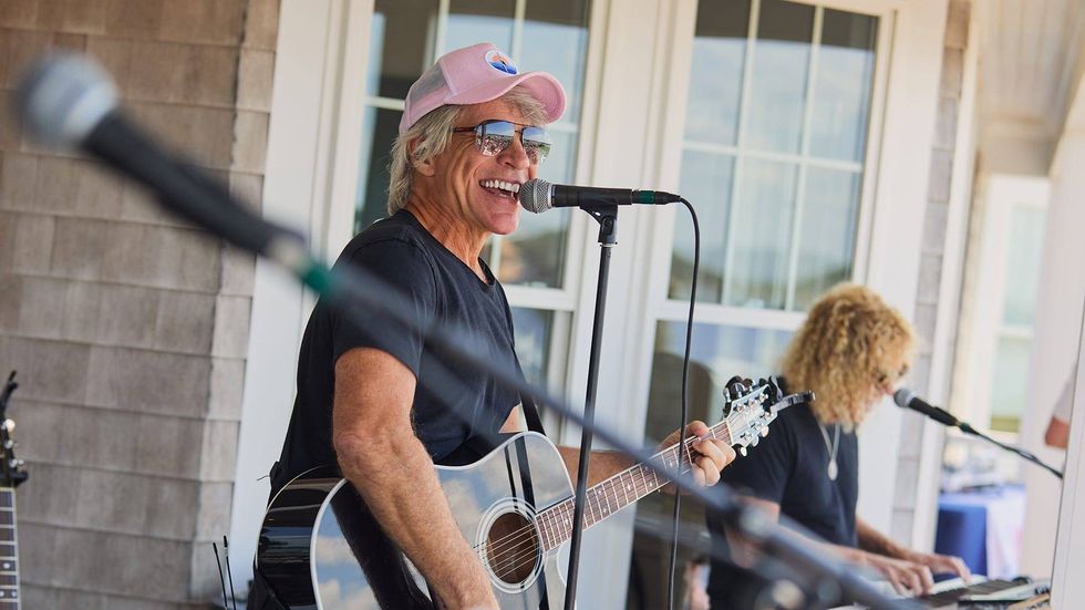 Jon Bon Jovi and David Bryan of Bon Jovi