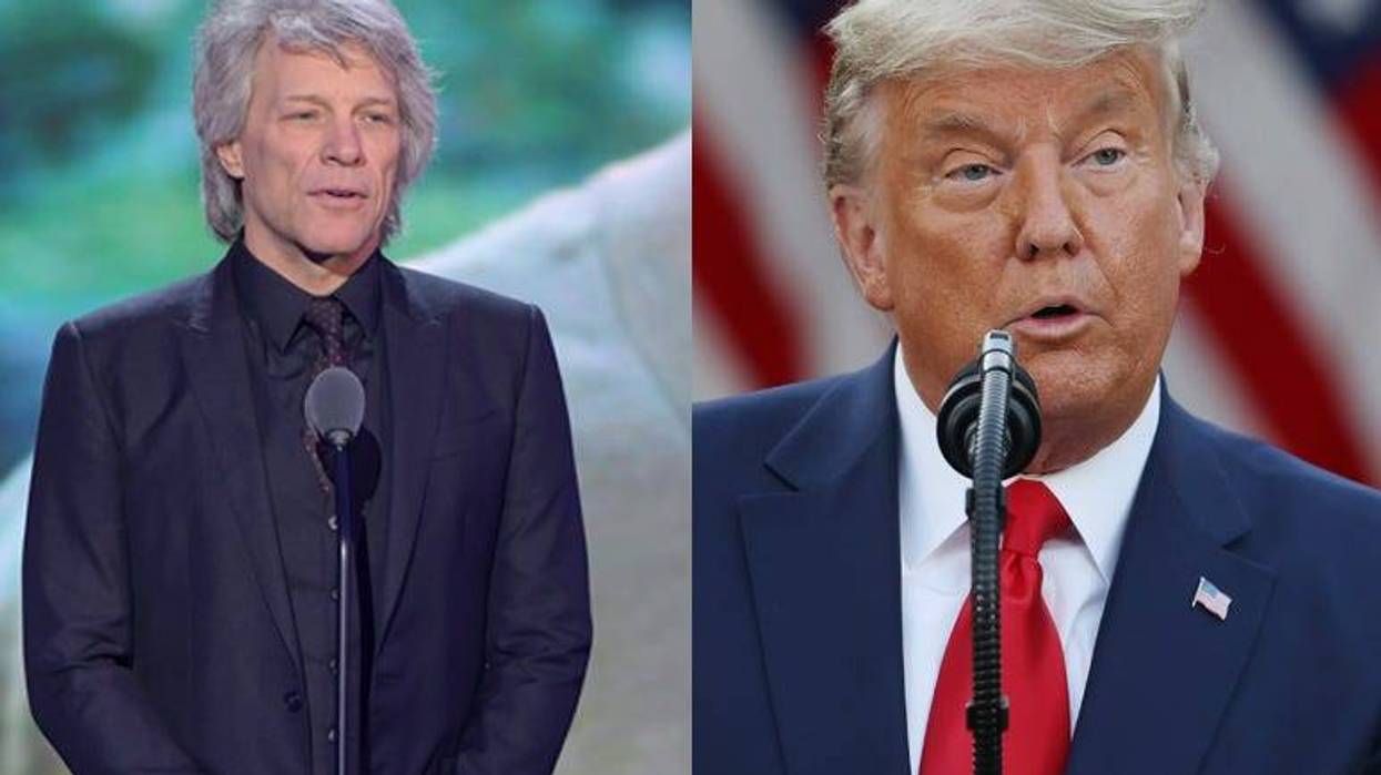 Jon Bon Jovi and Donald Trump