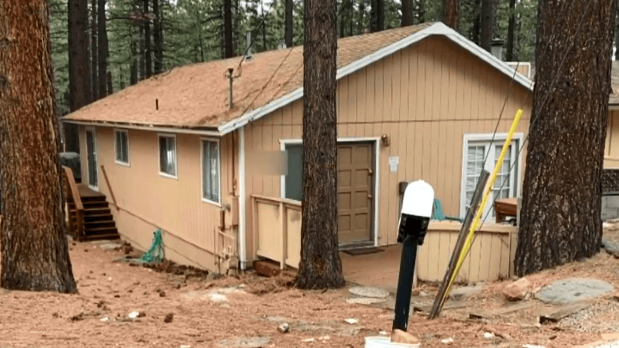Jon Segarra of Hayward said that his 9-year-old son found a loaded gun and Santa Clara County deputy's badge inside this South Lake Tahoe house he rented through Airbnb.