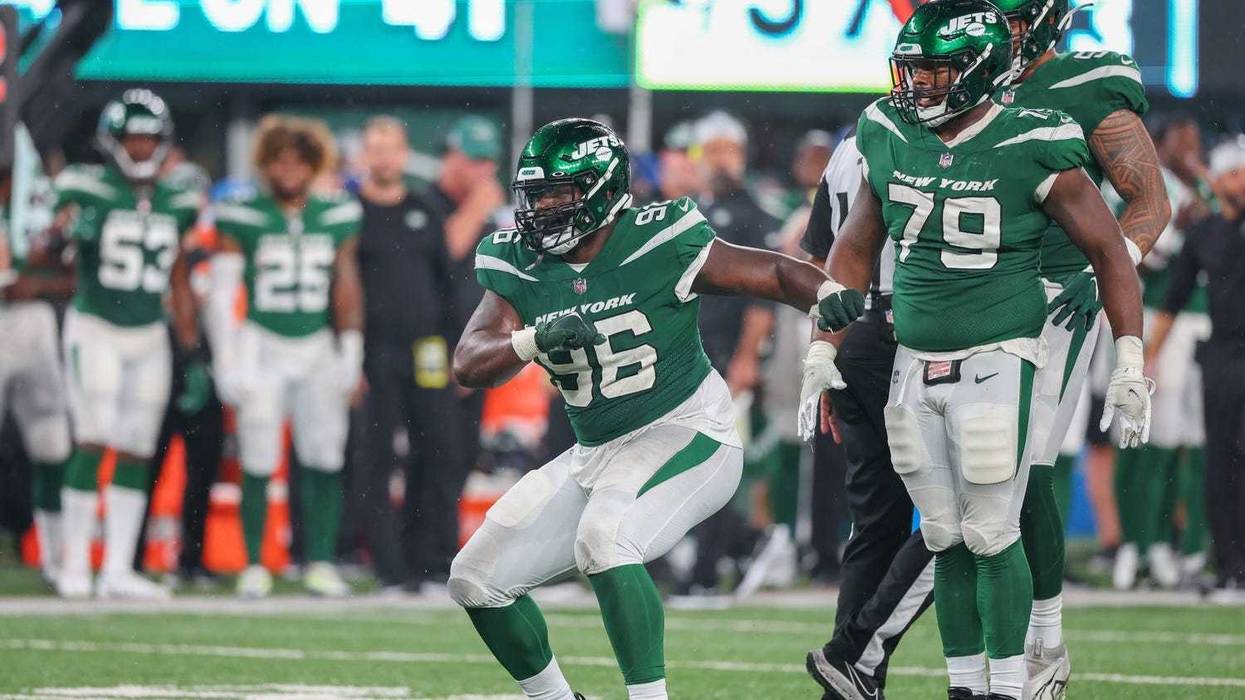 Jonathan Marshall with the Jets