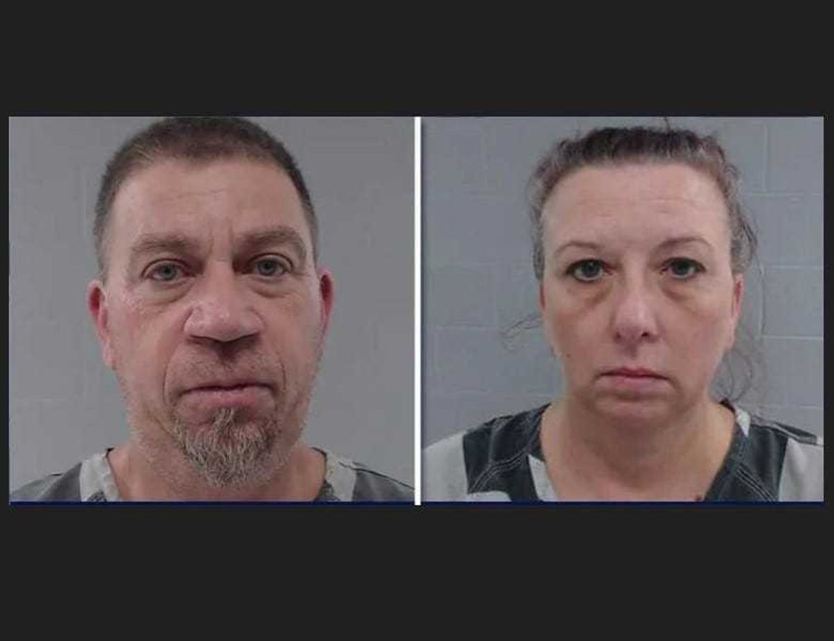 Jonathan Mitchell (left) and December Mitchell