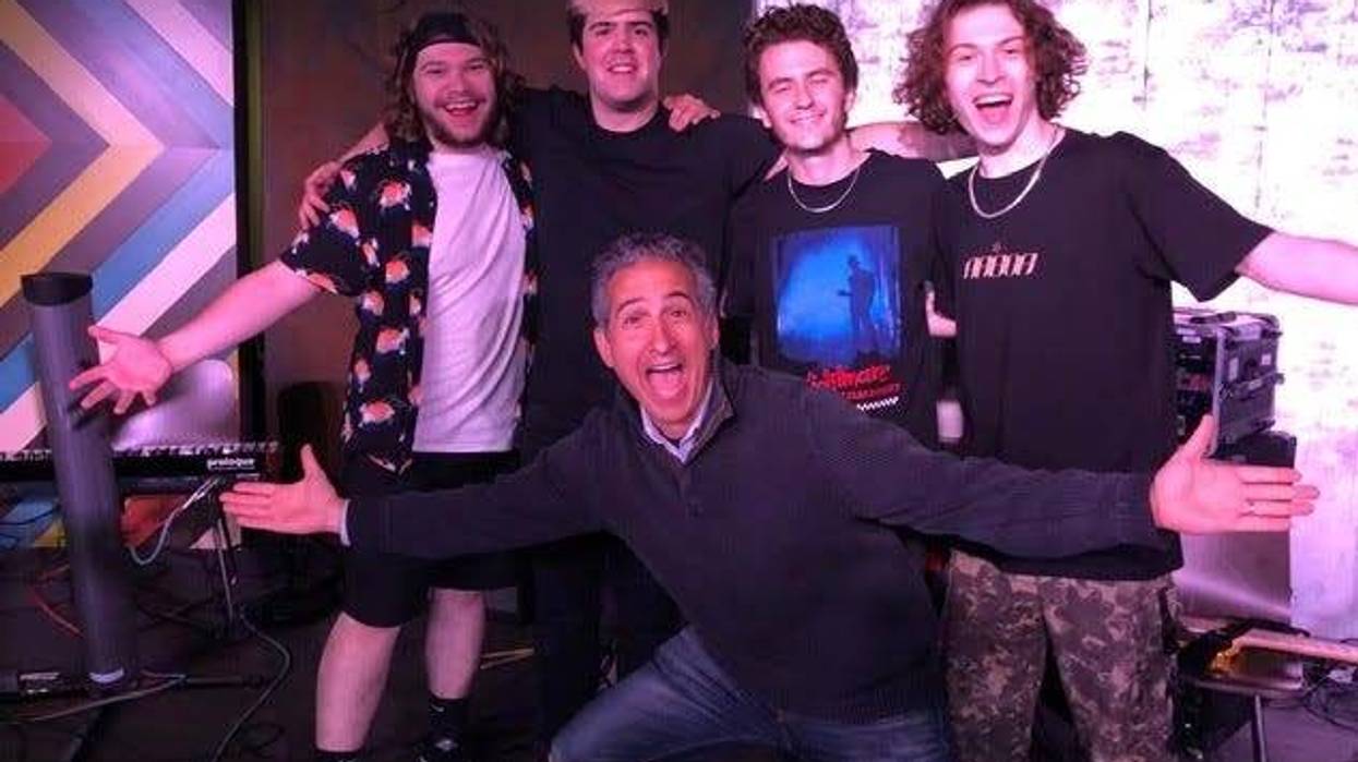 Jonathan Suttin getting wacky with the band Arbor