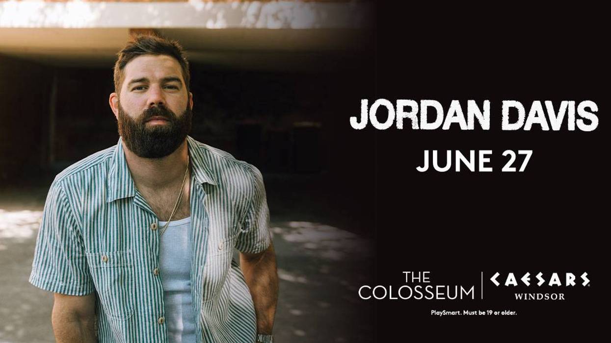 Jordan Davis concert poster: June 27, The Colosseum at Caesars Windsor.