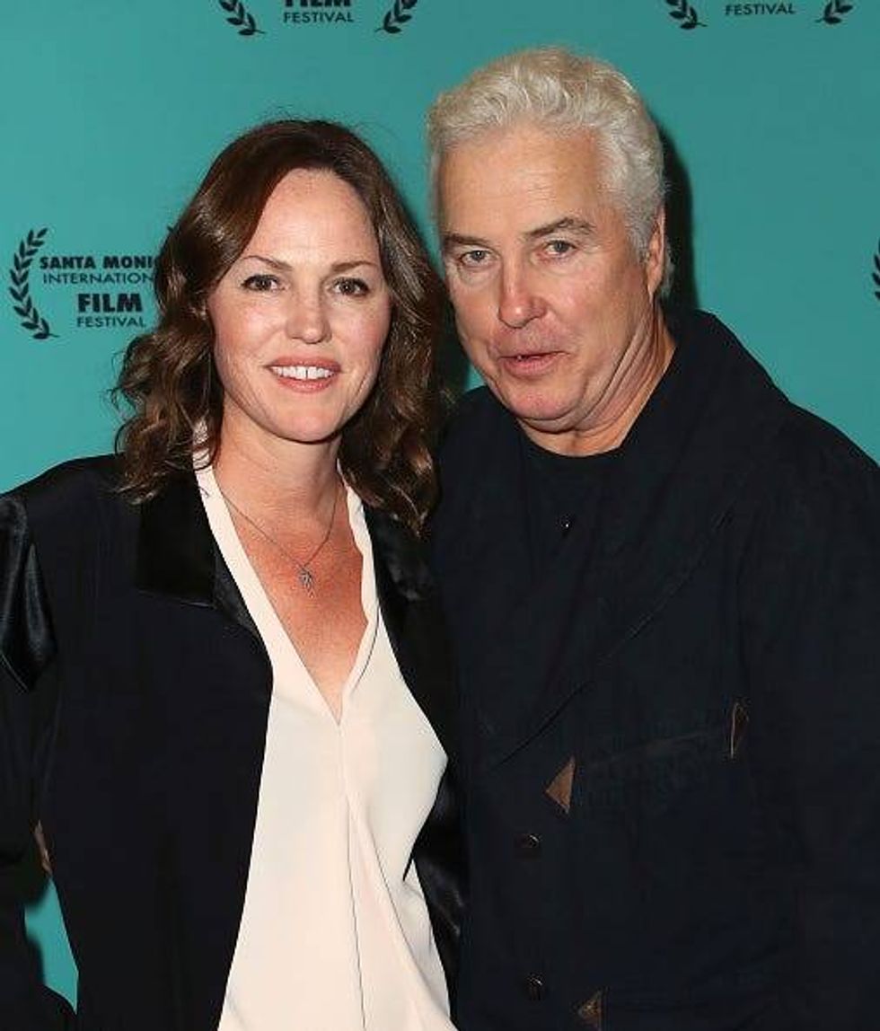 Jorja Fox and William Petersen in 2019