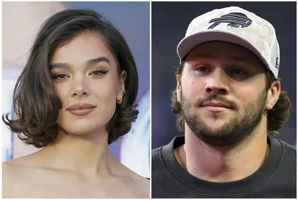 Josh Allen and Hailee Steinfeld
